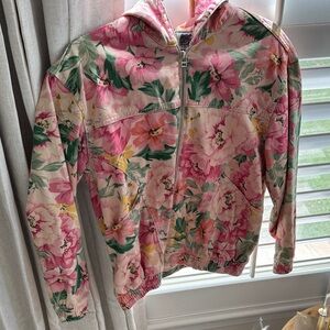 BDG Floral Pink and Green Jacket